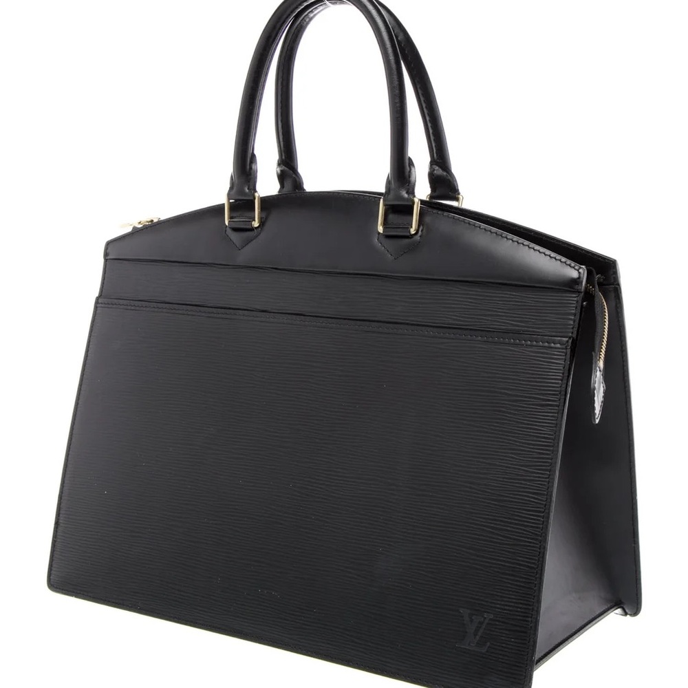 Louis Vuitton Ebony Tote with Gold Details